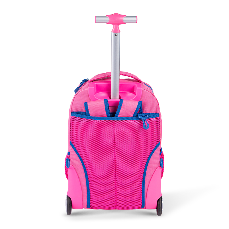 Rucsac pentru bagaje unisex-escrișoase cu protecție asupra coloanei vertebrale pentru adolescenți, rucsac rulant ușor cu cutie de prânz